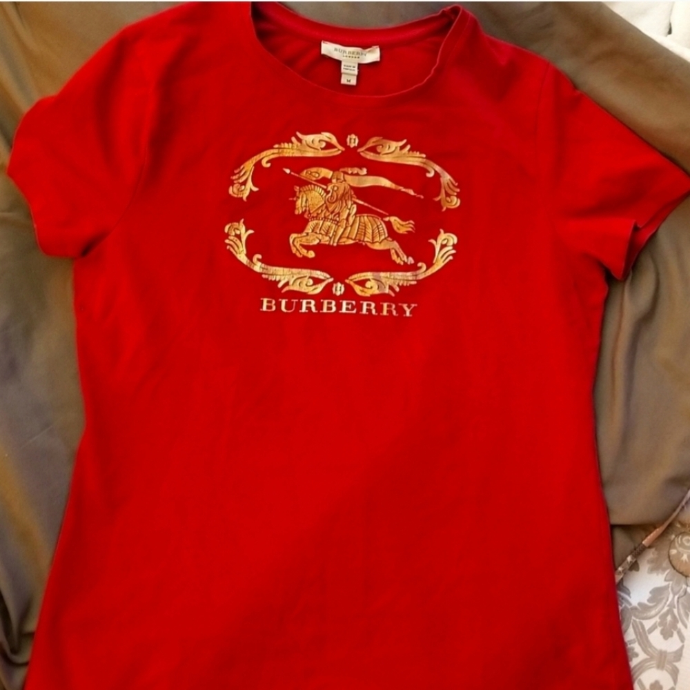 BURBERRY Red T Shirt